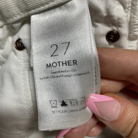 MOTHER The Looker Crop Jeans in Glass Slipper - Picture 6 of 10